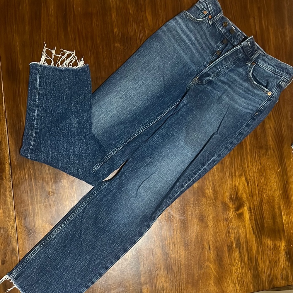 Gap Cheeky straight high rise jeans